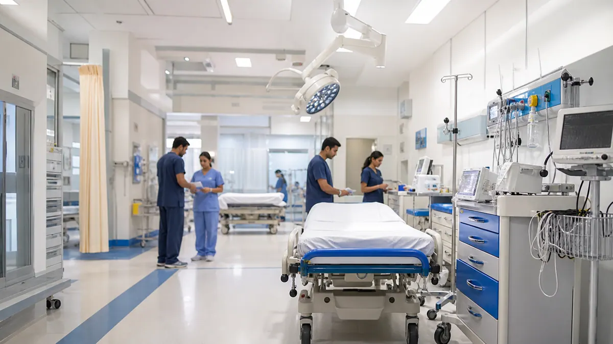Modern emergency and trauma care bay